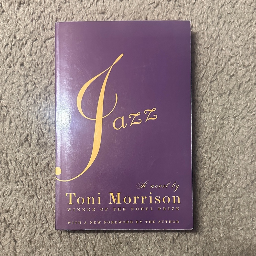 Purple 'Jazz' Novel by Toni Morrison